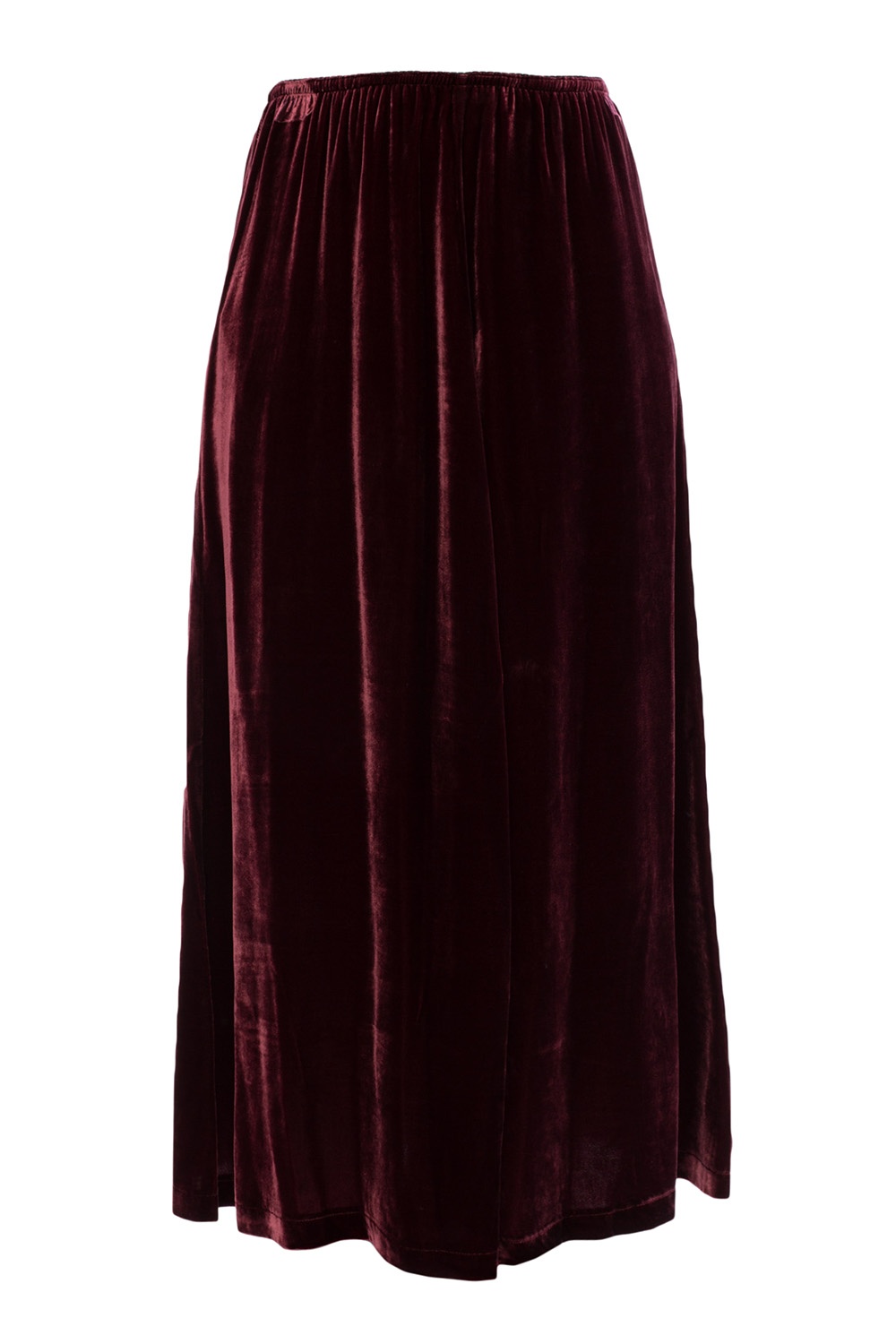 Burgundy sale velour skirt